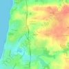 Mappa topografica L'Aubaudière, altitudine, rilievo