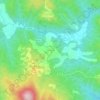 Mappa topografica Torniella, altitudine, rilievo