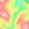 Mappa topografica Bustelo, altitudine, rilievo