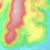 Mappa topografica Concœur, altitudine, rilievo