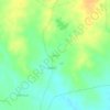 Mappa topografica Asoli, altitudine, rilievo