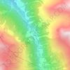Mappa topografica Mottec, altitudine, rilievo