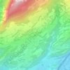 Mappa topografica La Soie, altitudine, rilievo
