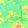 Mappa topografica Herning, altitudine, rilievo