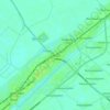 Mappa topografica Chirala, altitudine, rilievo
