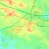 Mappa topografica Ribby, altitudine, rilievo