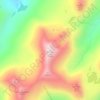 Mappa topografica Binnein Mor, altitudine, rilievo