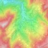Mappa topografica Lago di Sopra, altitudine, rilievo