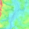 Mappa topografica Signan, altitudine, rilievo