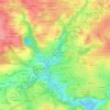 Mappa topografica Penfeld Braz, altitudine, rilievo