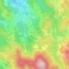Mappa topografica Jonard, altitudine, rilievo