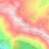Mappa topografica Uludağ, altitudine, rilievo