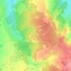Mappa topografica Les Berthes, altitudine, rilievo