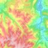 Mappa topografica Spedaletto, altitudine, rilievo