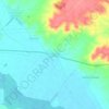 Mappa topografica Colinas de Trasmonte, altitudine, rilievo
