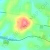 Mappa topografica Red Hill, altitudine, rilievo