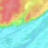 Mappa topografica Saint-Patrice, altitudine, rilievo