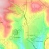 Mappa topografica Upper Brockholes, altitudine, rilievo