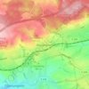 Mappa topografica Wüstenbrand, altitudine, rilievo
