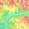 Mappa topografica La Sole, altitudine, rilievo