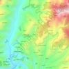 Mappa topografica kameri, altitudine, rilievo