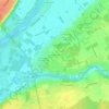 Mappa topografica La Rue des Noels, altitudine, rilievo