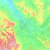 Mappa topografica Troyes, altitudine, rilievo