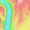 Mappa topografica La Vidèche, altitudine, rilievo