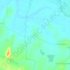 Mappa topografica Kompally, altitudine, rilievo