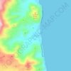 Mappa topografica Kanaan, altitudine, rilievo