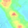 Mappa topografica Bidaminna Hill, altitudine, rilievo