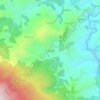 Mappa topografica kurai gad, altitudine, rilievo