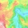 Mappa topografica Les Ayeux, altitudine, rilievo