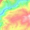 Mappa topografica Casal Sandinho, altitudine, rilievo
