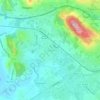 Mappa topografica Santa Sabina, altitudine, rilievo