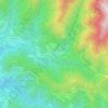 Mappa topografica Iera, altitudine, rilievo