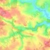 Mappa topografica Boderiabé, altitudine, rilievo