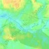 Mappa topografica La Frelaudais, altitudine, rilievo