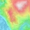 Mappa topografica Auris en Oisans, altitudine, rilievo