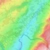 Mappa topografica Siebers, altitudine, rilievo