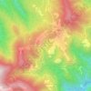 Mappa topografica Iapori, altitudine, rilievo