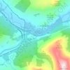 Mappa topografica Inverardran, altitudine, rilievo