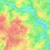 Mappa topografica La Noé Violin, altitudine, rilievo
