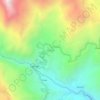 Mappa topografica Mallas, altitudine, rilievo