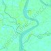 Mappa topografica Tinoco, altitudine, rilievo