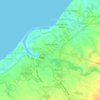 Mappa topografica Ibayo Silangan, altitudine, rilievo