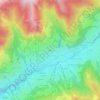 Mappa topografica Réon, altitudine, rilievo