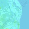 Mappa topografica Calogcog, altitudine, rilievo