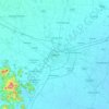 Mappa topografica Padoue, altitudine, rilievo