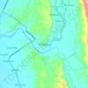 Mappa topografica Peñablanca, altitudine, rilievo
